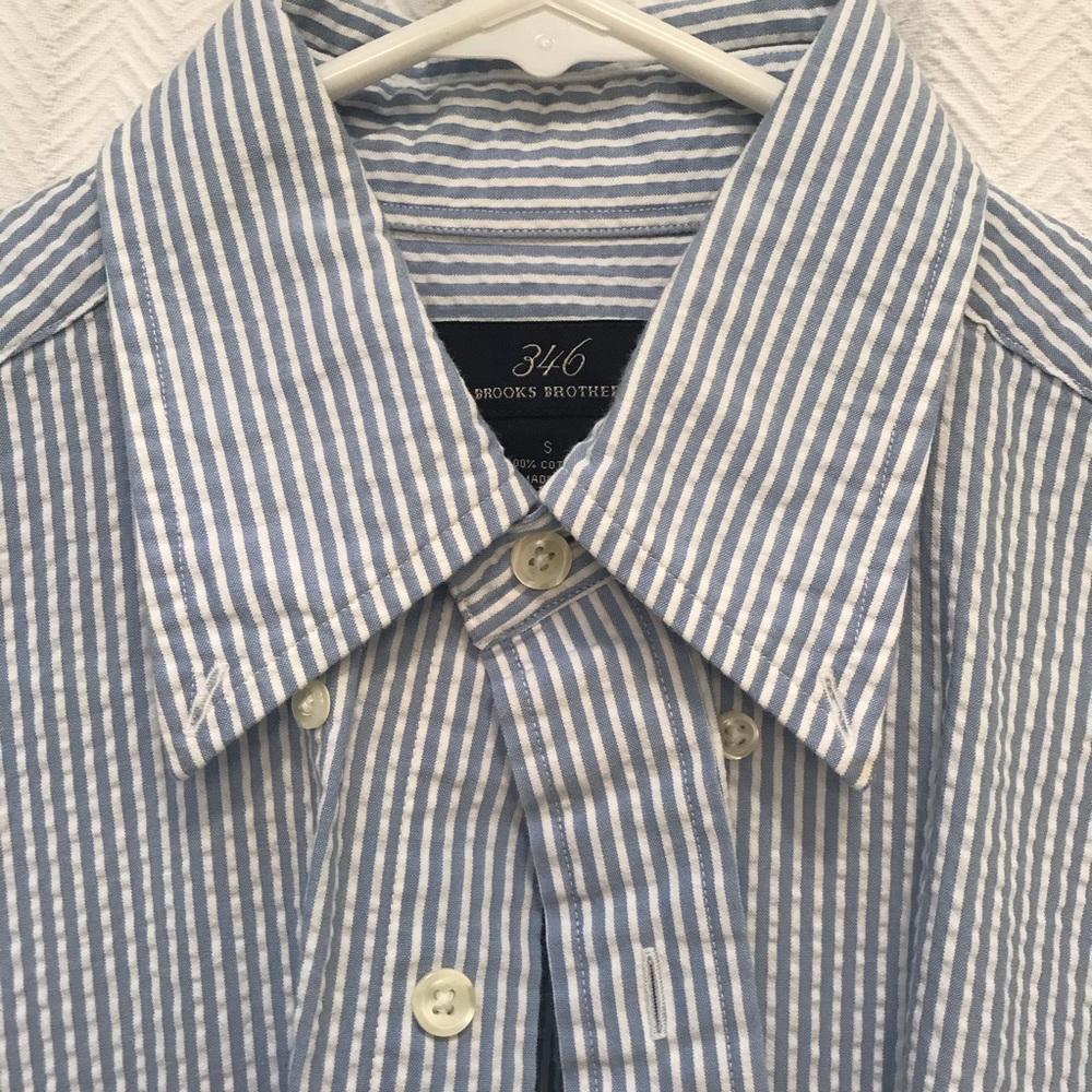 👕Brooks Brothers Seersucker Short Sleeve Shirt👕